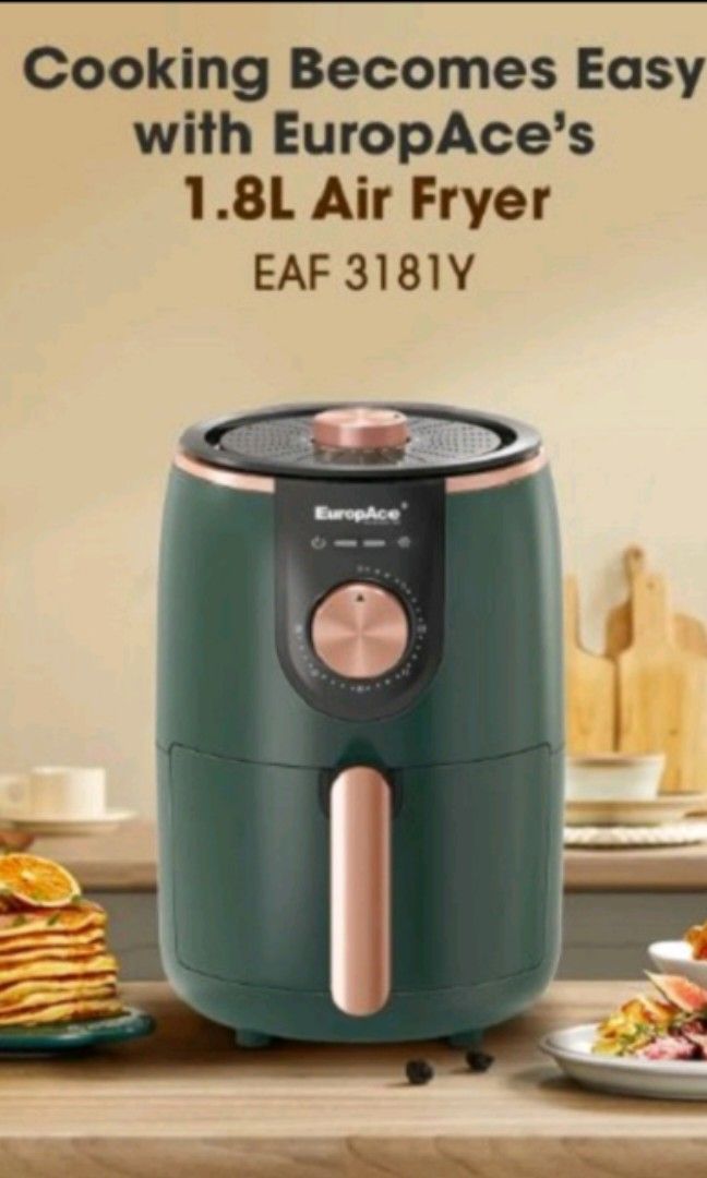 BNIB EuropAce Air Fryer 1.8L EAF 3181Y, TV & Home Appliances, Kitchen