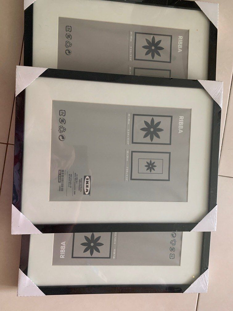 BNIP Ikea Ribba frames 30 x 40 cm, Furniture & Home Living, Home Decor