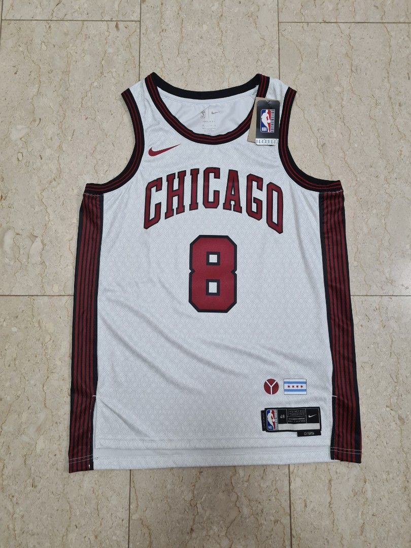 Nike Men's Zach LaVine Chicago Bulls City Edition Swingman Jersey Blue