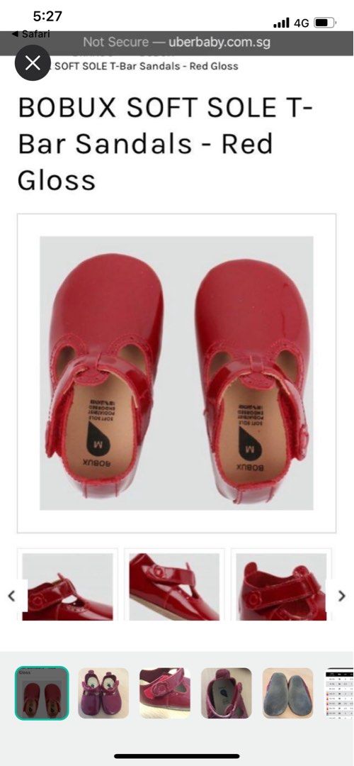 Red t hotsell bar sandals