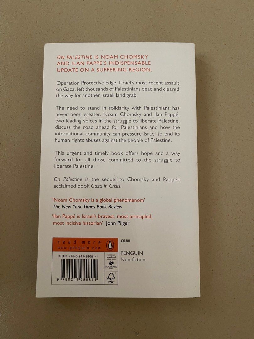 Book - On Palestine, Hobbies & Toys, Books & Magazines, Storybooks on