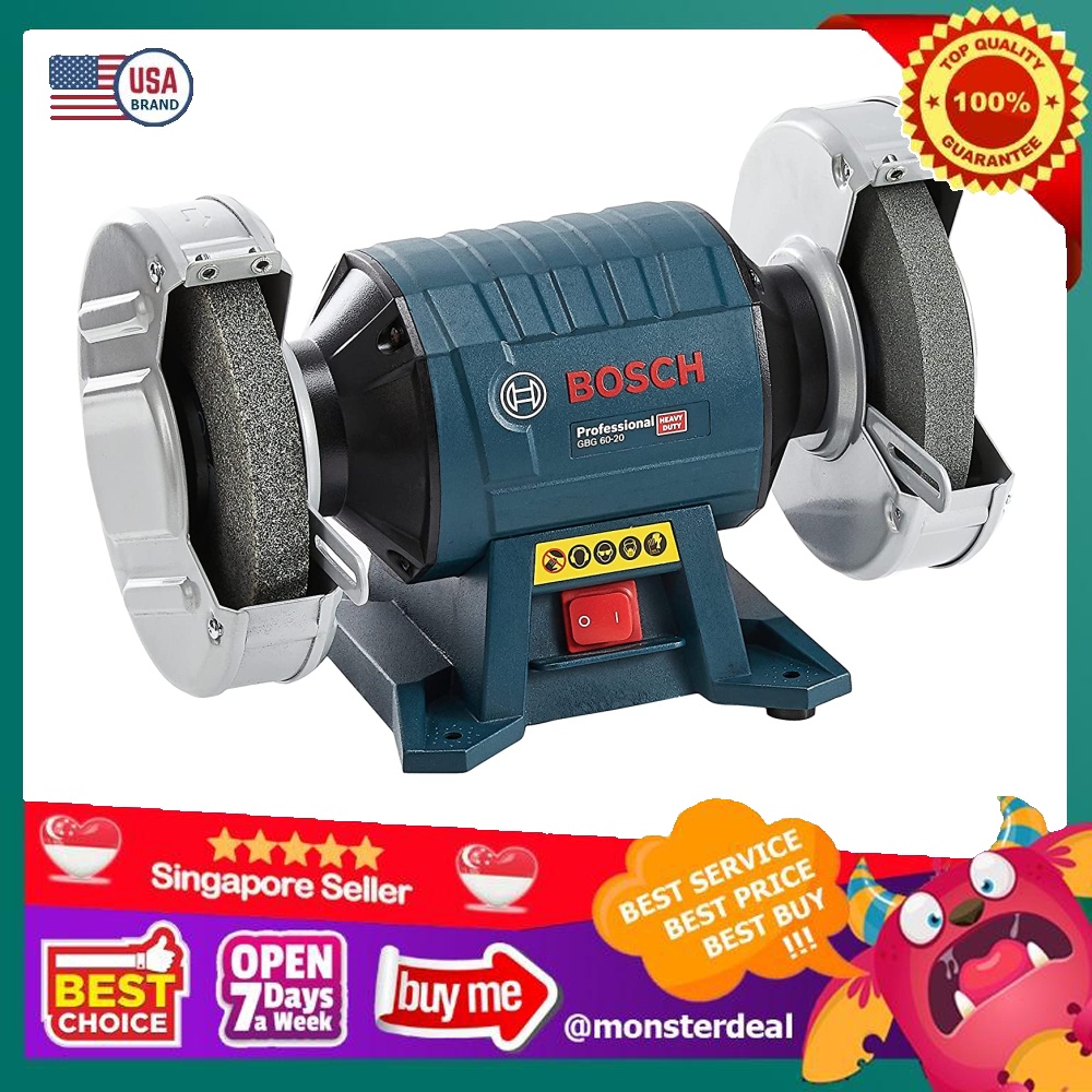Bosch GBG 6020 Professional DoubleWheeled Bench Grinder, 600W
