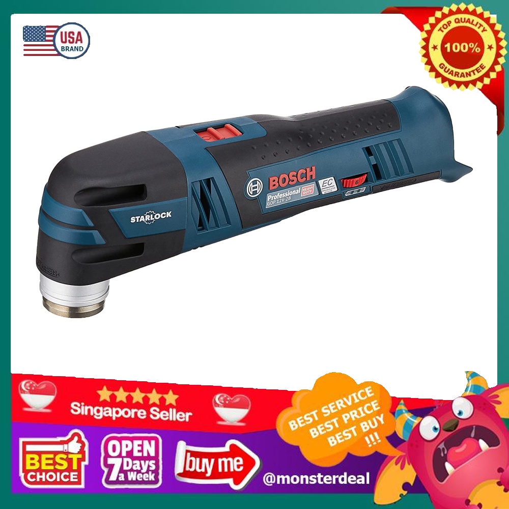 Bosch GOP 12V-28 Accu Multitool | 12 Volt | Solo | Starlock | L-Boxx