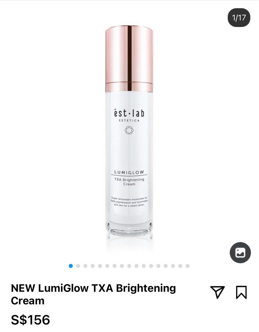 Brand new est lab TXA brightening cream, Beauty & Personal Care, Face