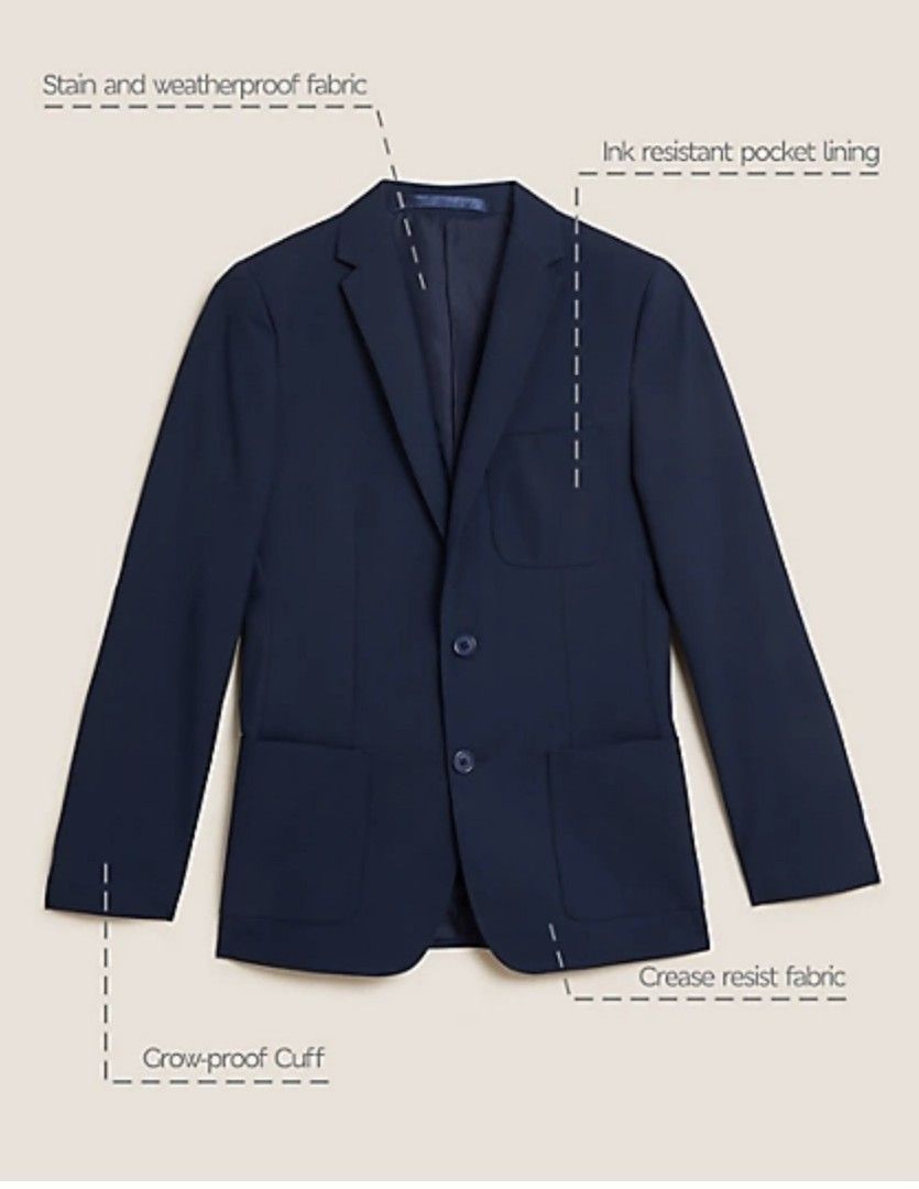 Marks and spencer blue blazer hotsell