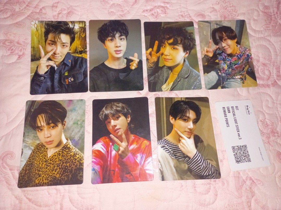 BTS Lightstick ver. 3 Photocards (Unofficial), Hobbies & Toys