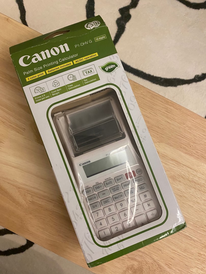 Canon 打印計數機 連打印紙 P1DHV G (12 digits), 電腦＆科技, 商務用科技產品 Carousell