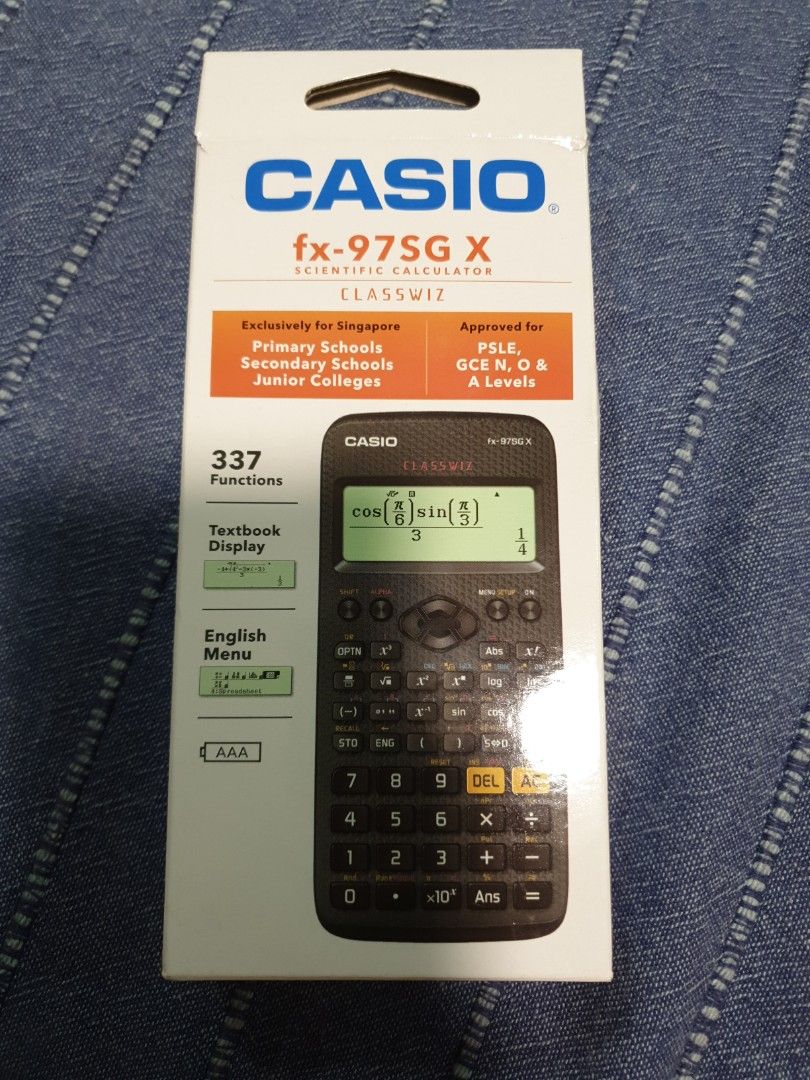 CASIO fx97SG X CALCULATOR, Hobbies & Toys, Stationery & Craft
