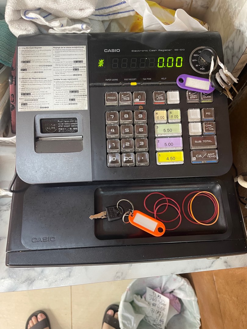 CASIO SES10 CASH REGISTER, Computers & Tech, Office & Business