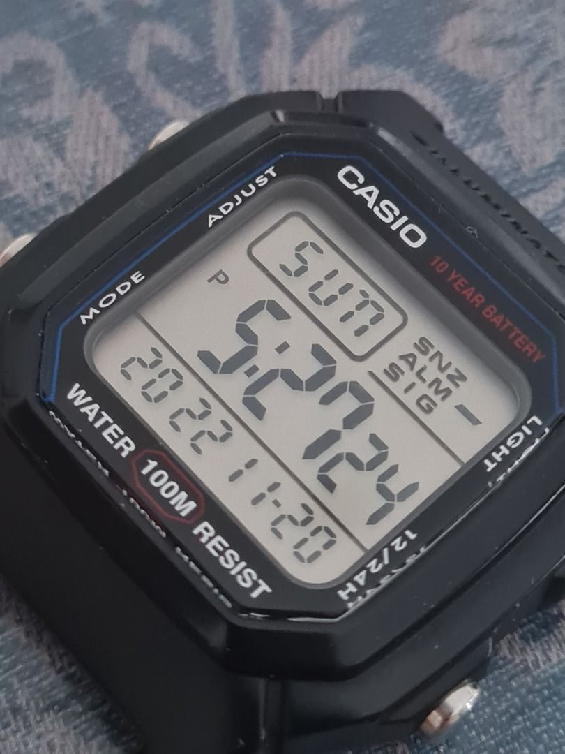 CASIO W-800H (Module 3240) - How to Set the Time, Date, Alarm, Stopwatch  and Dual Time! 
