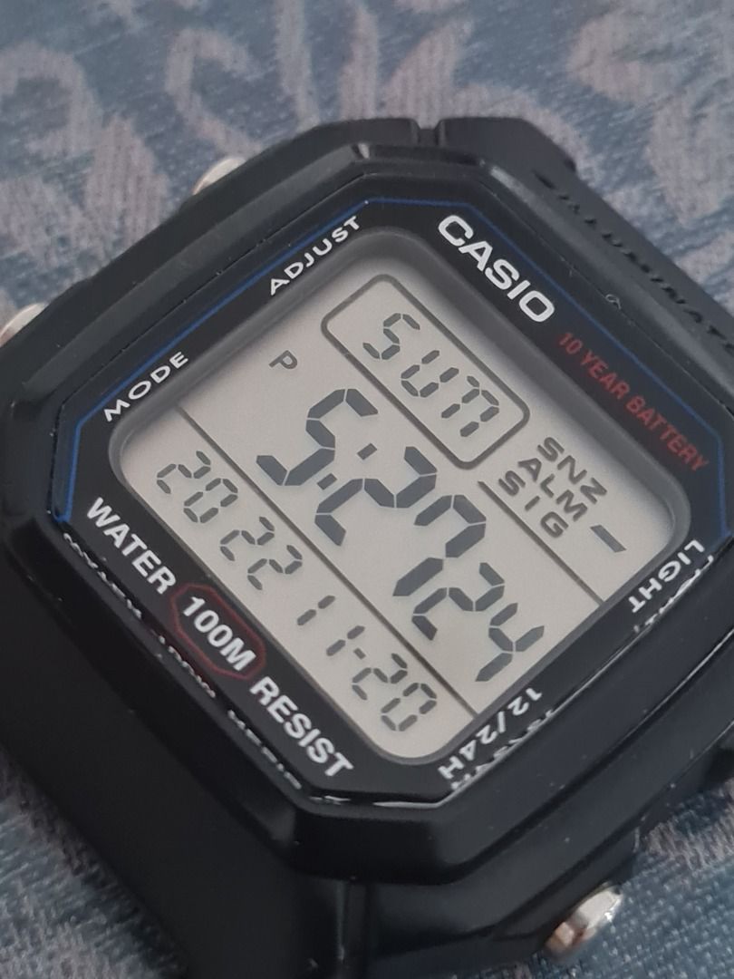 Casio W800H Digital Sports Quartz Alarm Chrono Watch 10BAR Water