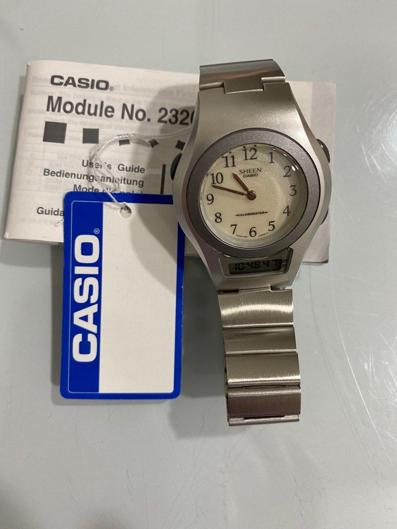 Casio sheen clearance digital watch