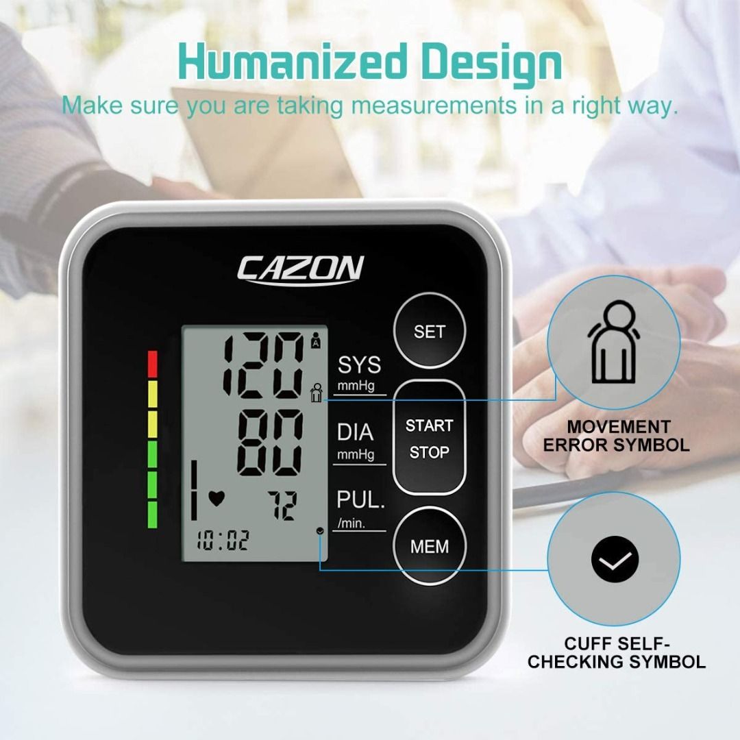 Cazon Digital Blood Pressure Monitor B26, Health & Nutrition, Health