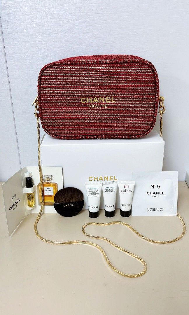 Chanel 2022新款化妝袋套裝, 美容＆個人護理, 健康及美容- 香水＆香體
