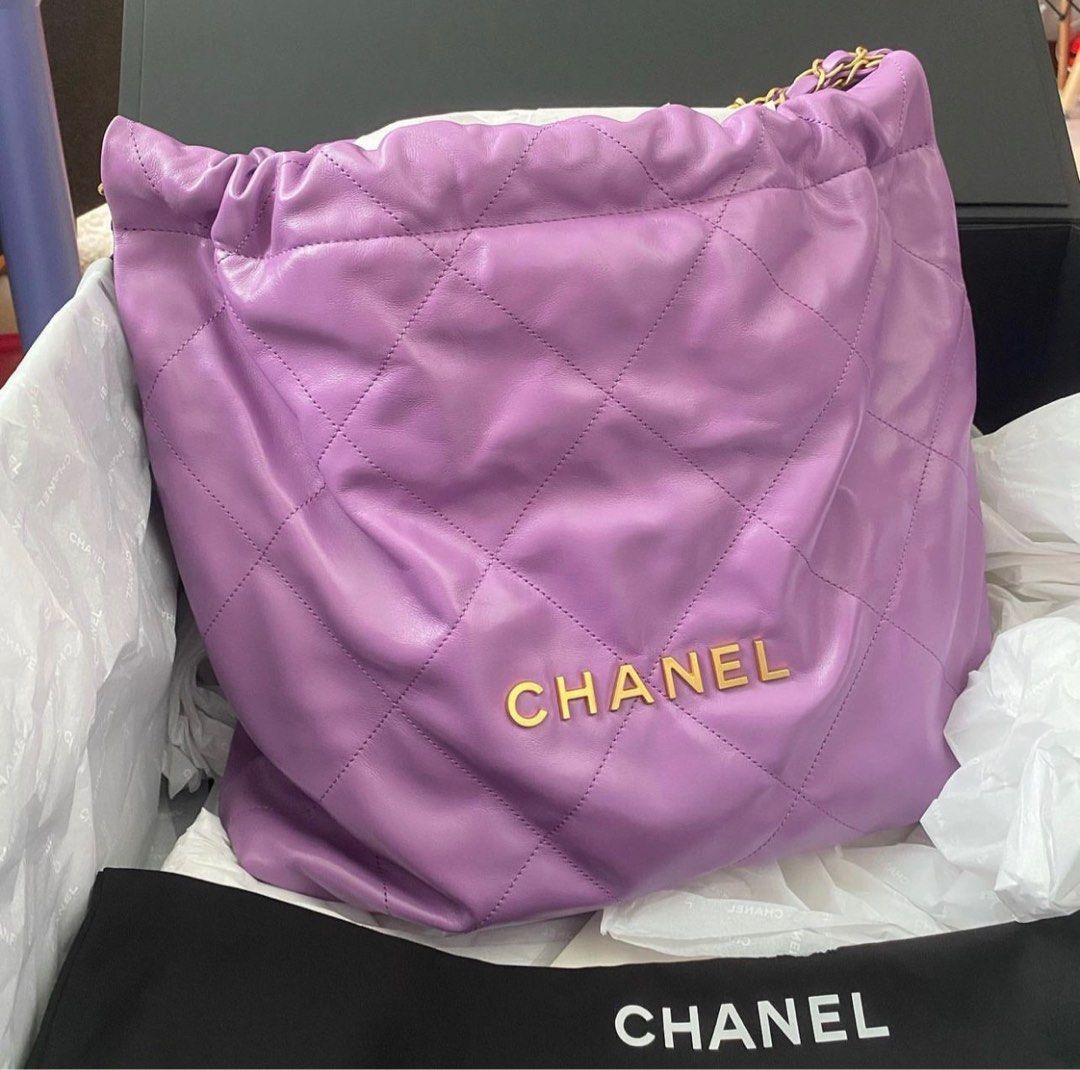 Chanel 22 medium GHW, Luxury, Bags & Wallets on Carousell