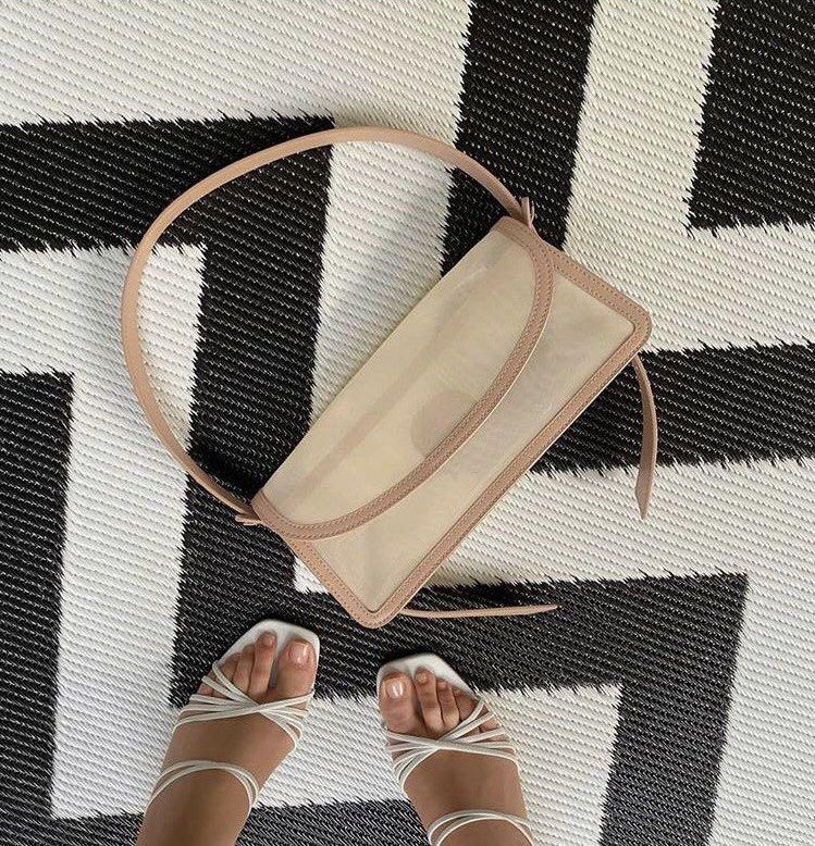 Charles and keith mesh shoulder bag cheap