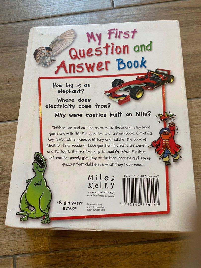 Children Book Miles Kelly My First Question and Answer Book, Hobbies ...