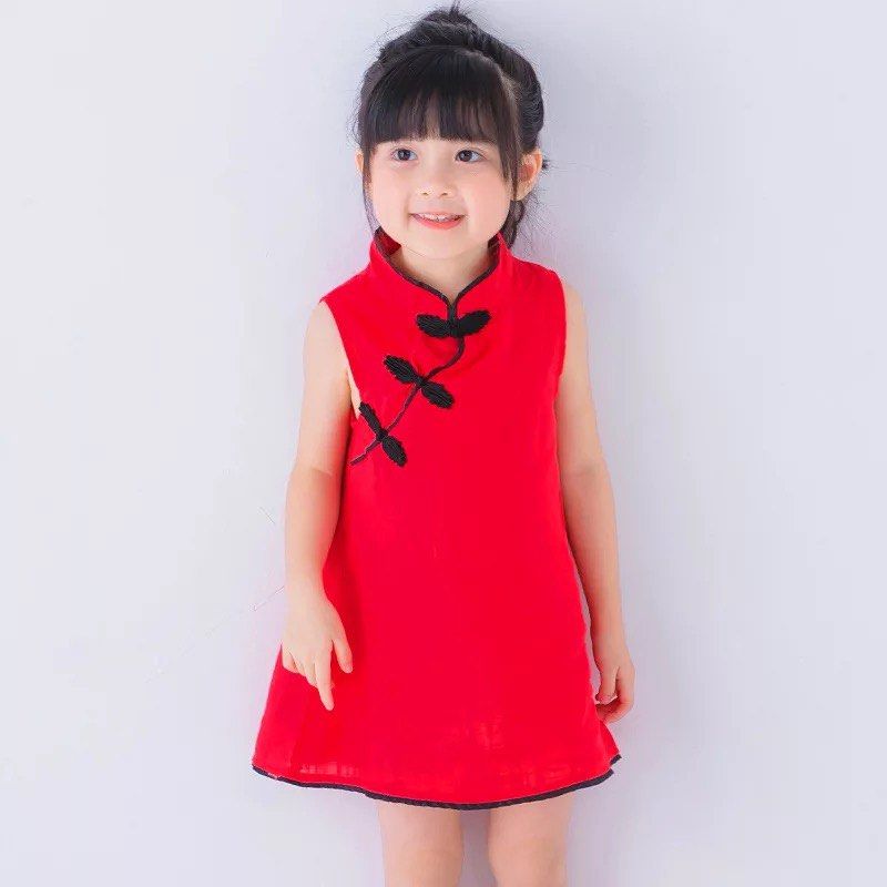 Cheongsam 2024 kid dress