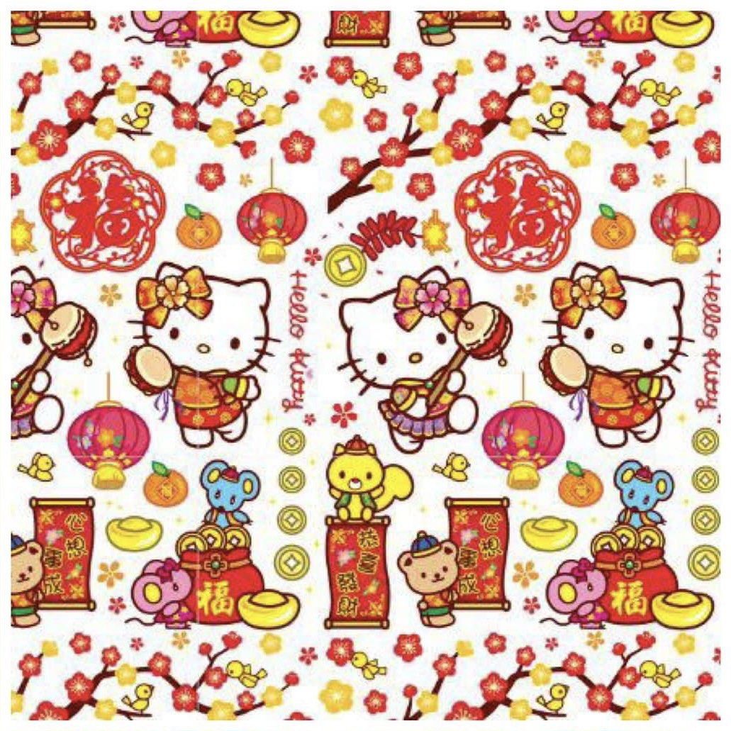 CNY Hello Kitty Dri Fit Cheongsam Girl, Babies & Kids, Babies & Kids ...