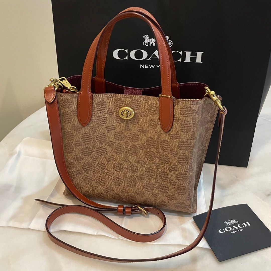 coach coated canvas signature bag