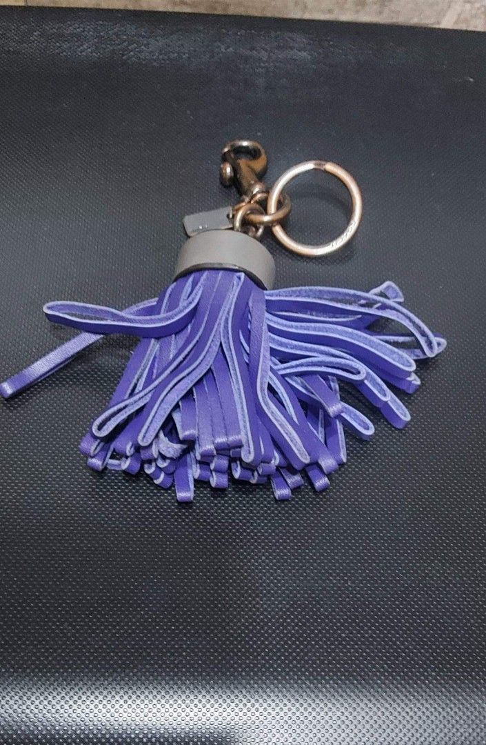 Coach tassel bag charm hot sale