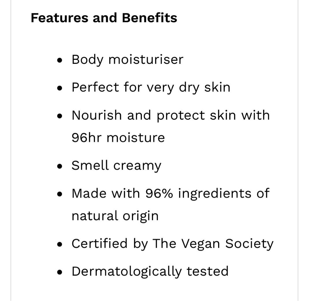 Coconut Body Butter 400 ML, Beauty & Personal Care, Bath & Body, Body