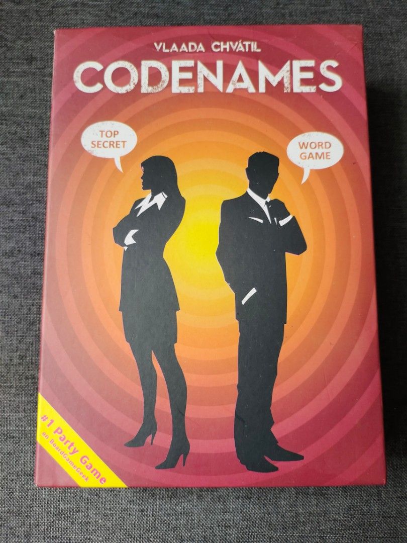 Codenames Card Game, Hobbies & Toys, Toys & Games on Carousell