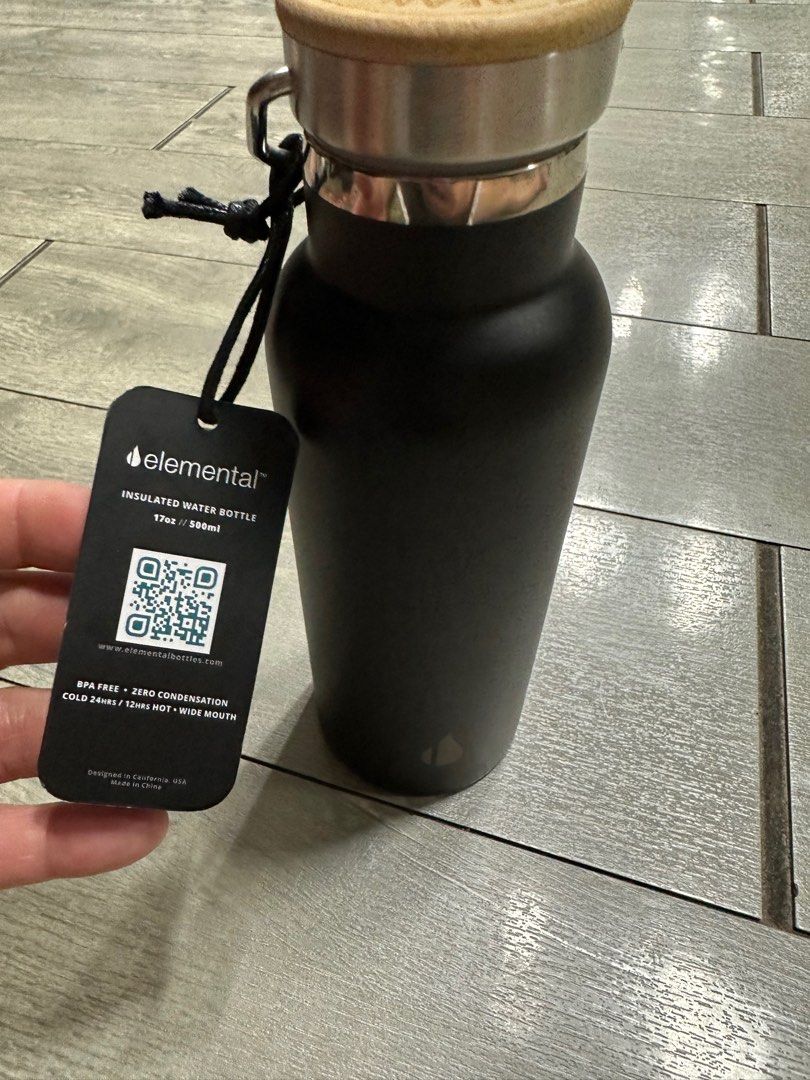 Coffee bean Elemental water bottle, Furniture & Home Living, Kitchenware & Tableware, Water