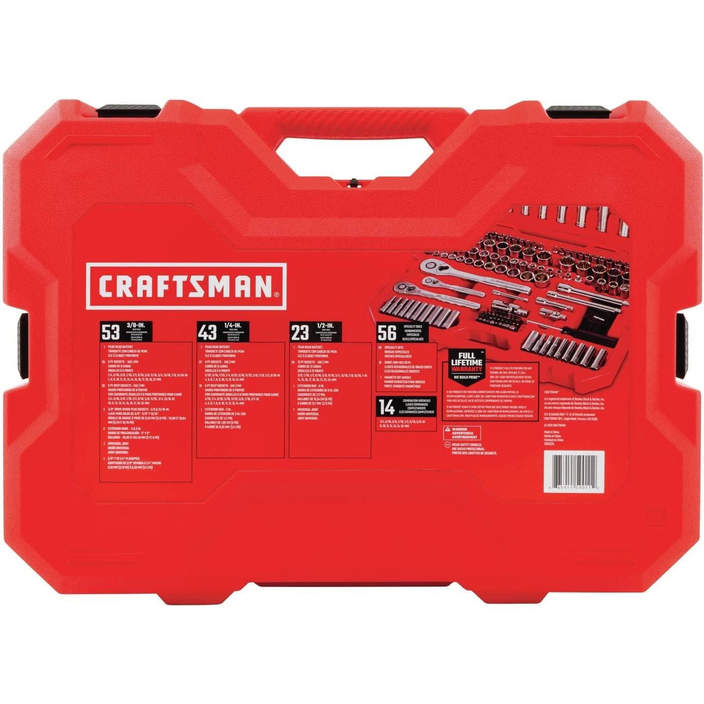 CRAFTSMAN Mechanics Tool Set, SAE/Metric, 189-Piece (CMMT12034), Furniture   Home Living, Home Improvement  Organisation, Home Improvement Tools   Accessories on Carousell