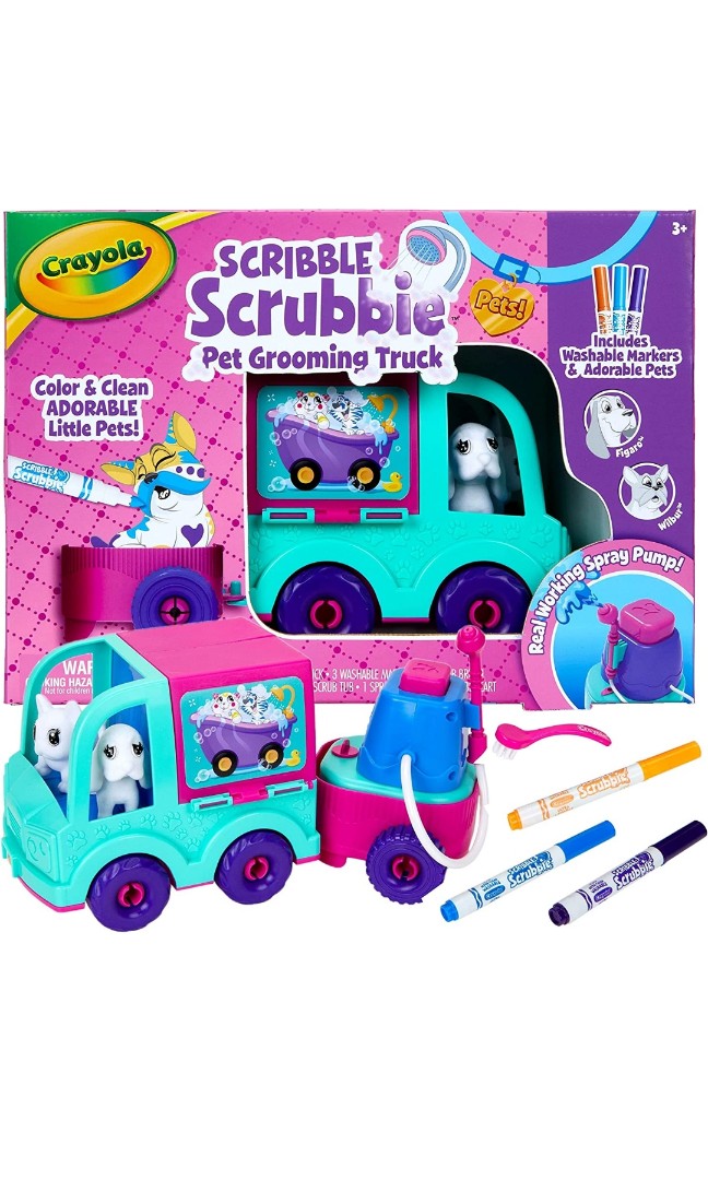 Crayola Scribble Scrubbie Pets! Scrub Tub Playset