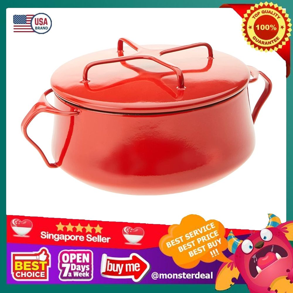 Dansk Kobenstyle Saucepan, 2-Quart, Chili Red, medium