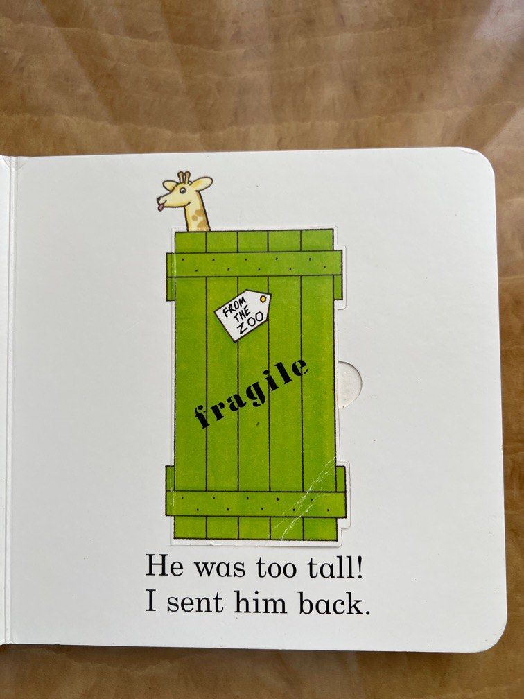 Dear Zoo Lift-the-flap book, Buku & Alat Tulis, Buku Anak-Anak di Carousell