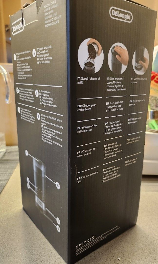 De'Longhi KG210 咖啡研磨器 DeLonghi Coffee Grinder 磨豆器 迪朗奇 德龍 (手沖咖啡機 hario