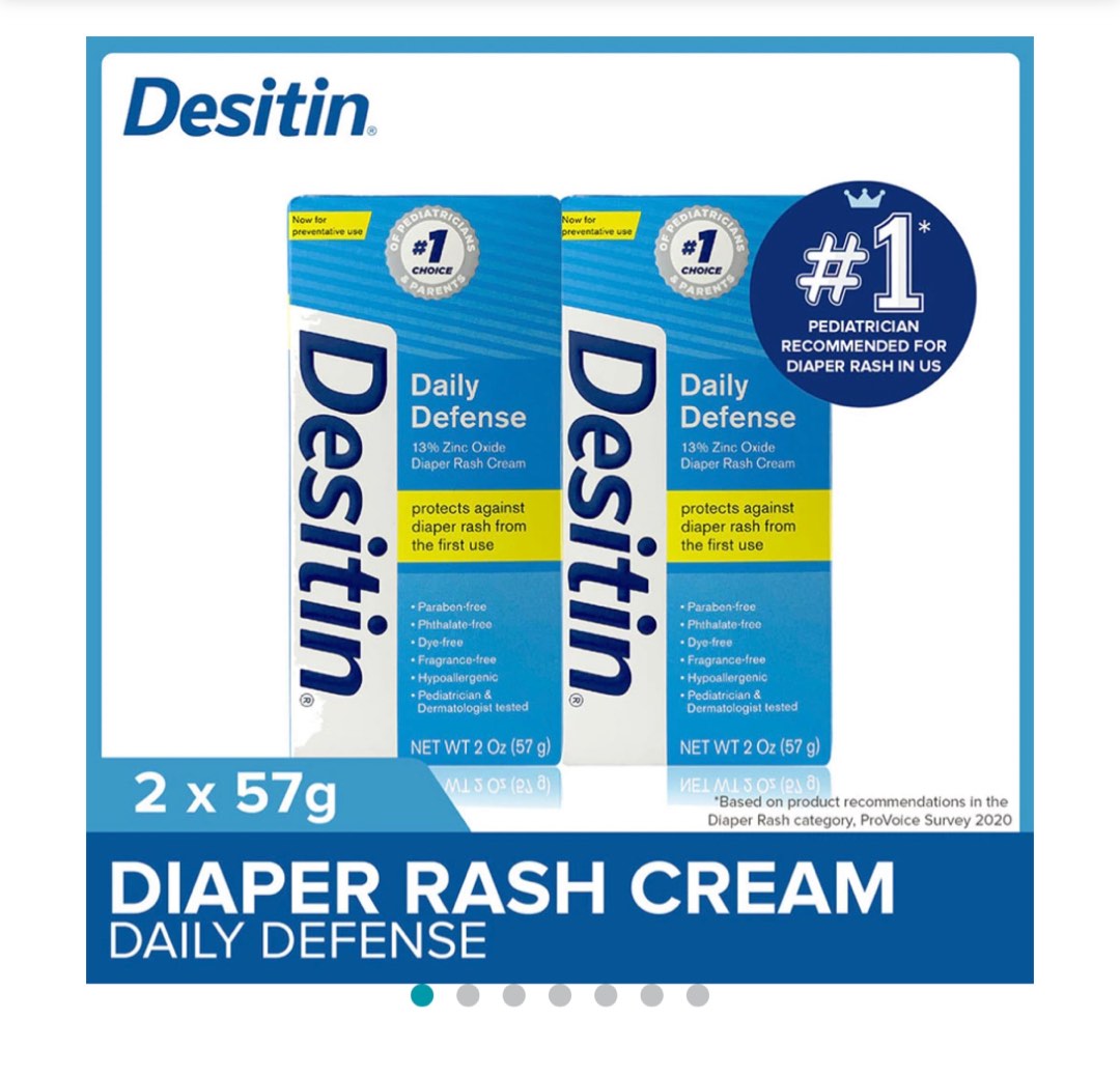 Desitin Diaper Cream x2, Babies & Kids, Bathing & Changing, Diapers