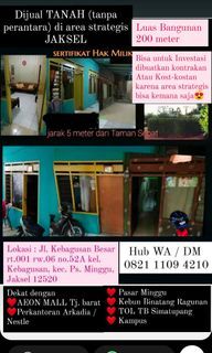 (bs Nego) Dijual Tanah diarea strategis TB Simatupang