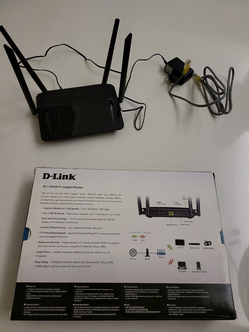 D-Link Router, Computers & Tech, Parts & Accessories, Networking on ...
