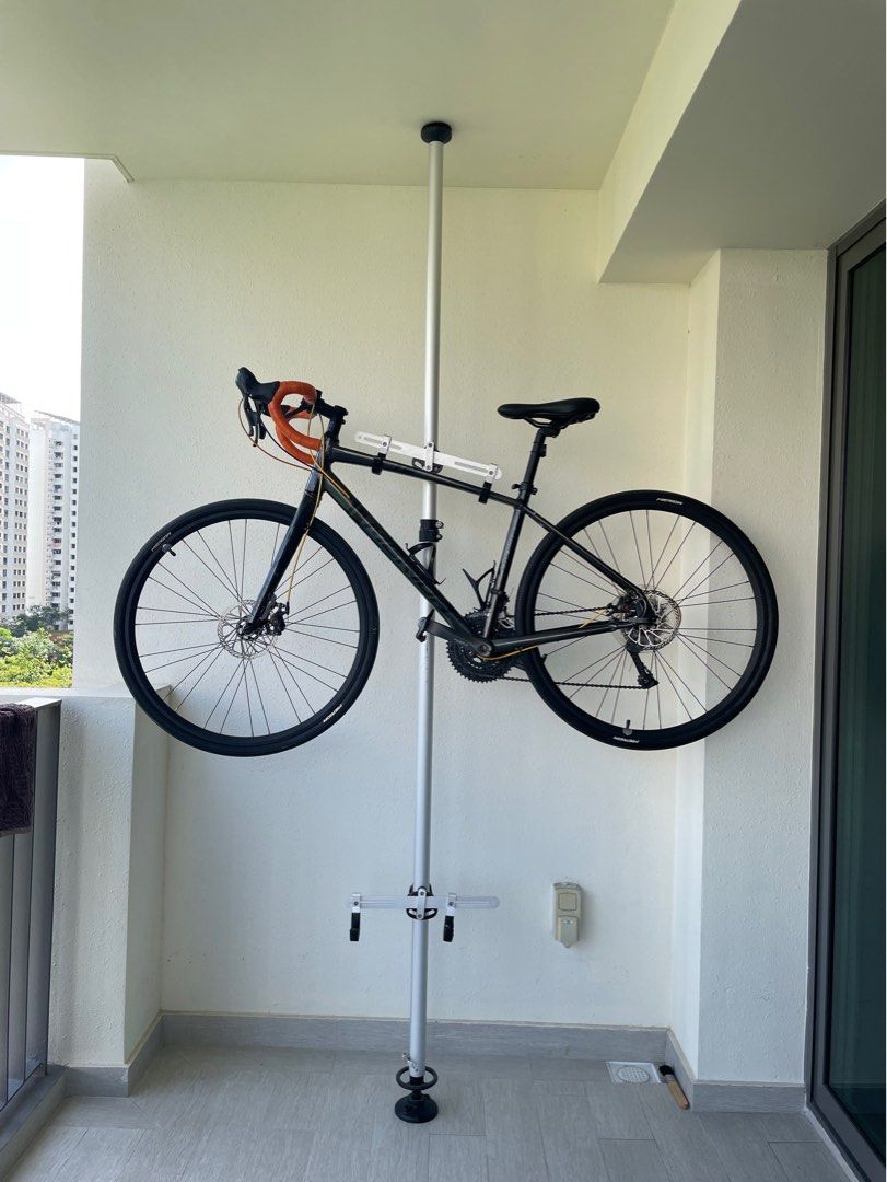 Dual bicycle tower rack hotsell