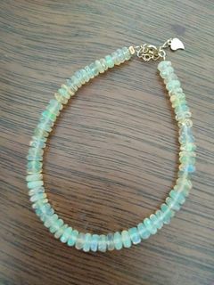 Ethopian opal bracelet