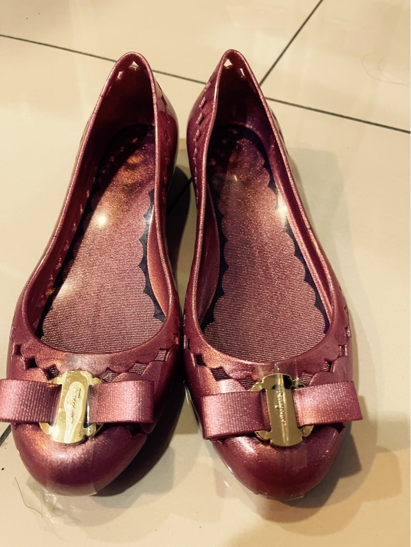 Ferragamo jelly deals ballet flat