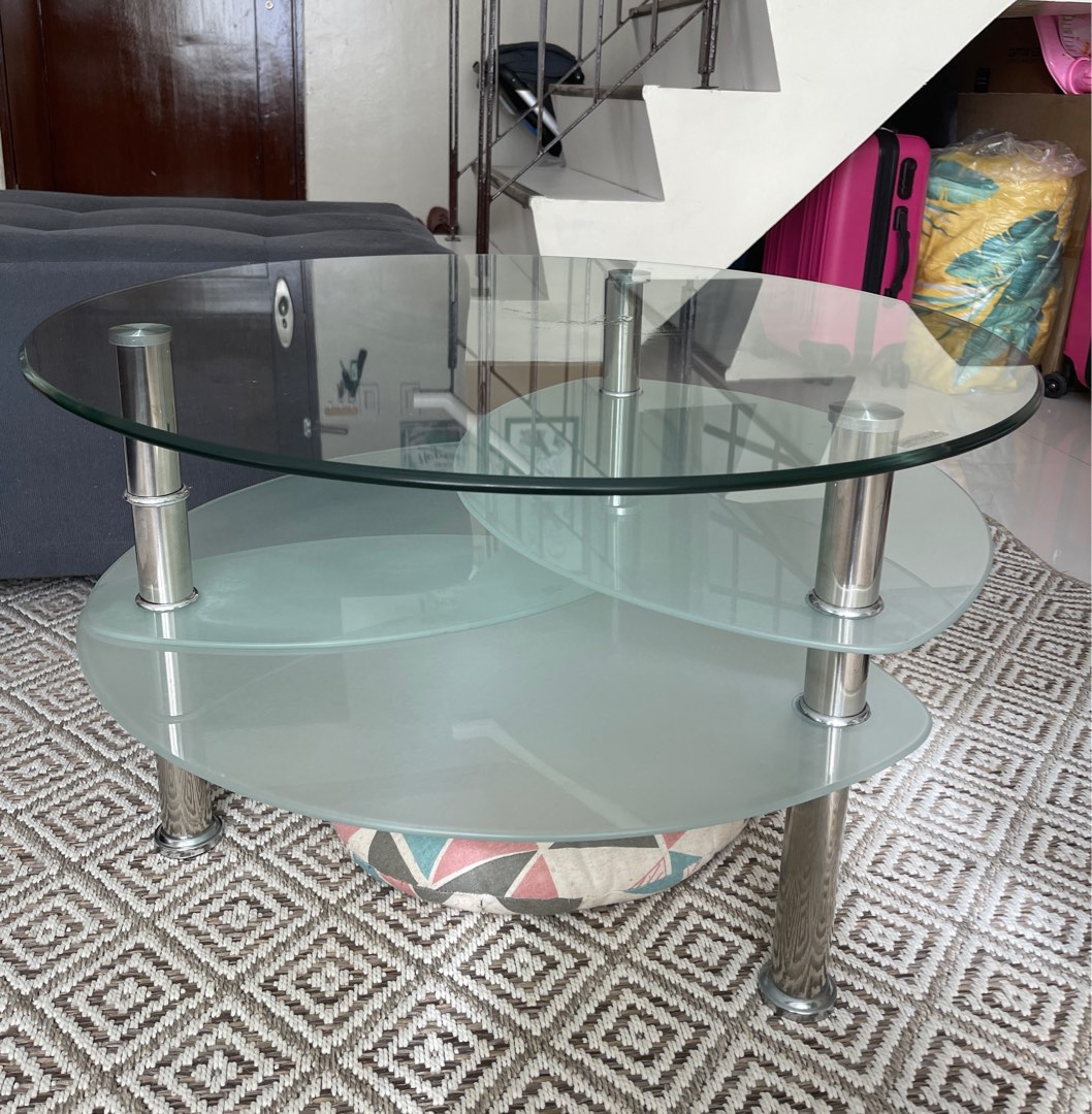 Fiber cheap center table