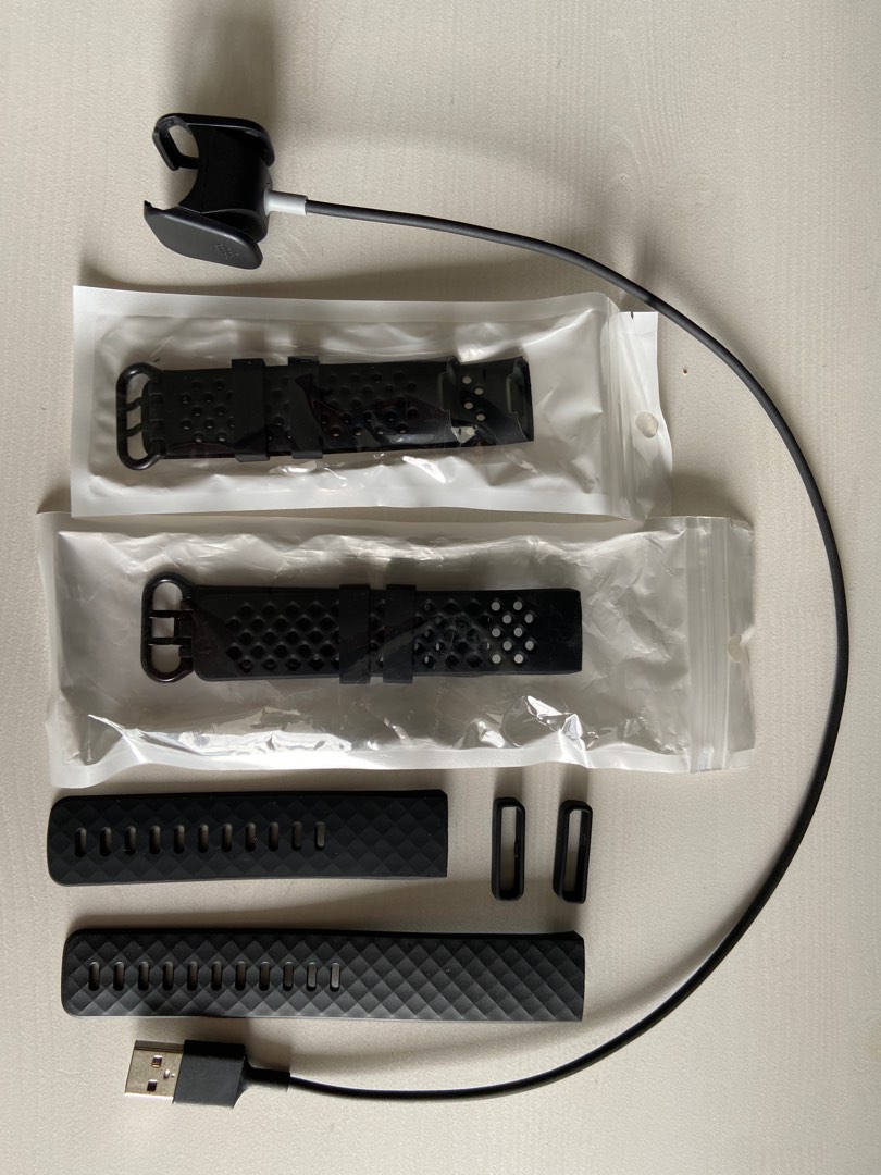 Fitbit Charge 4 charger and 2 new straps, Mobile Phones & Gadgets