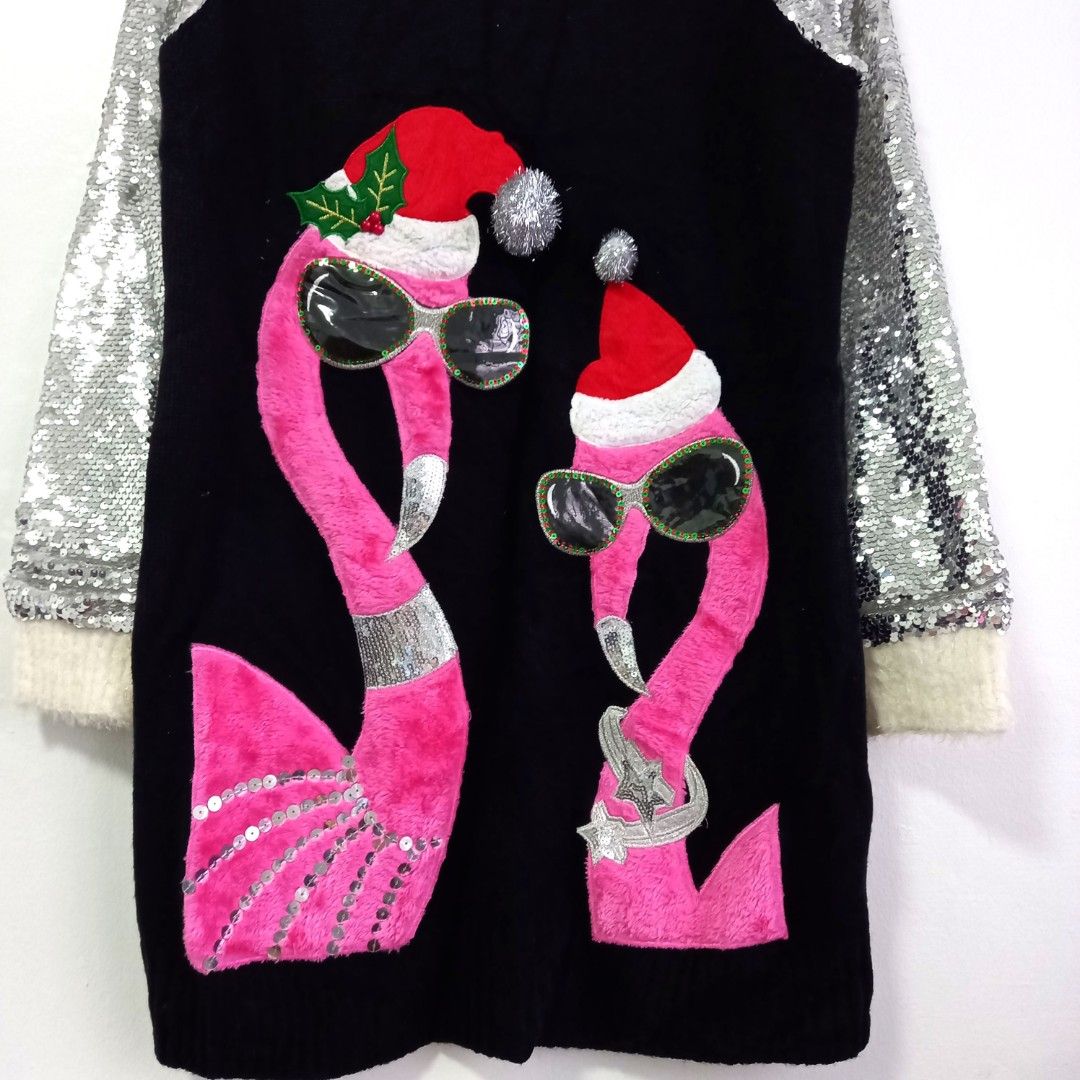 Flamingo christmas outlet sweater target