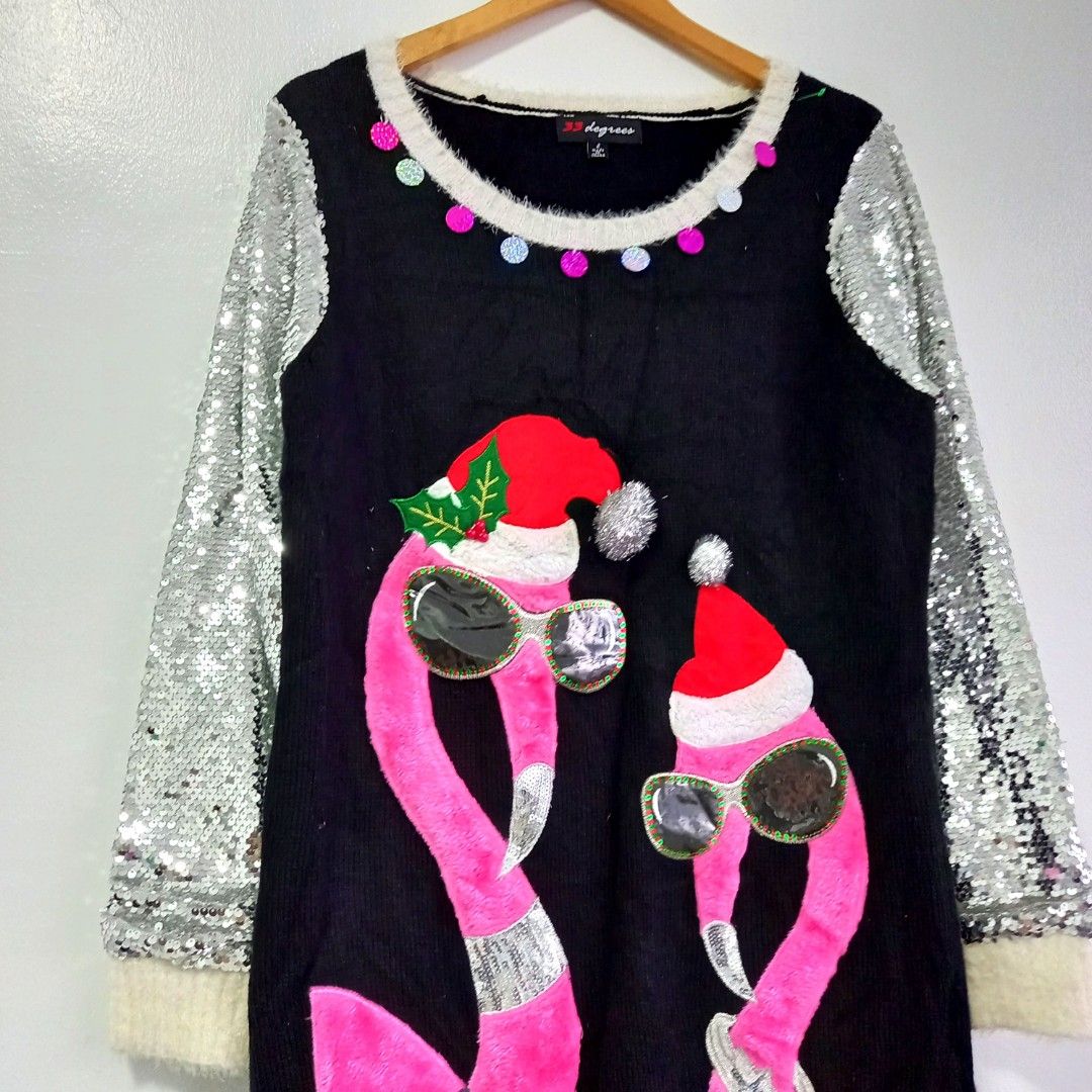 Flamingo christmas sweater target top