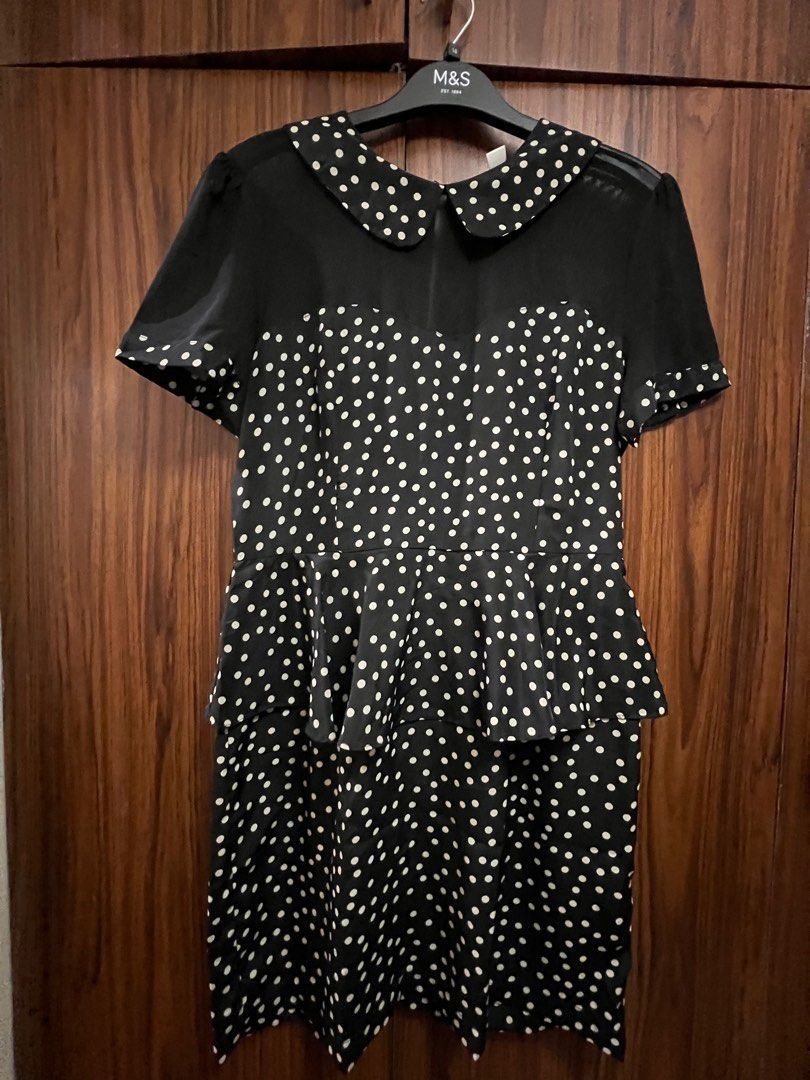 Forever 21 black polka dot dress shop