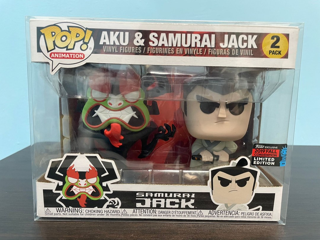 Funko Pop Aku and Samurai Jack 2 Pack, Hobbies & Toys, Toys & Games on ...
