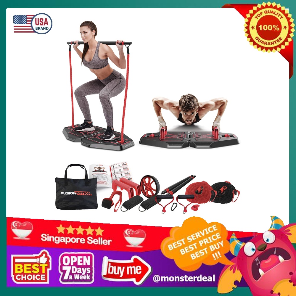 Fusion motion portable gym exercises sales