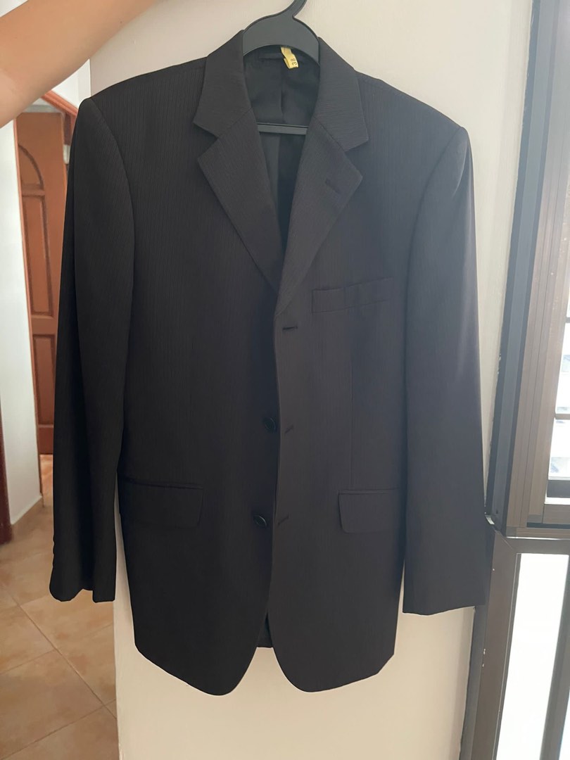G2000 black jacket suit with pants, Men's Fashion, Coats, Jackets and ...