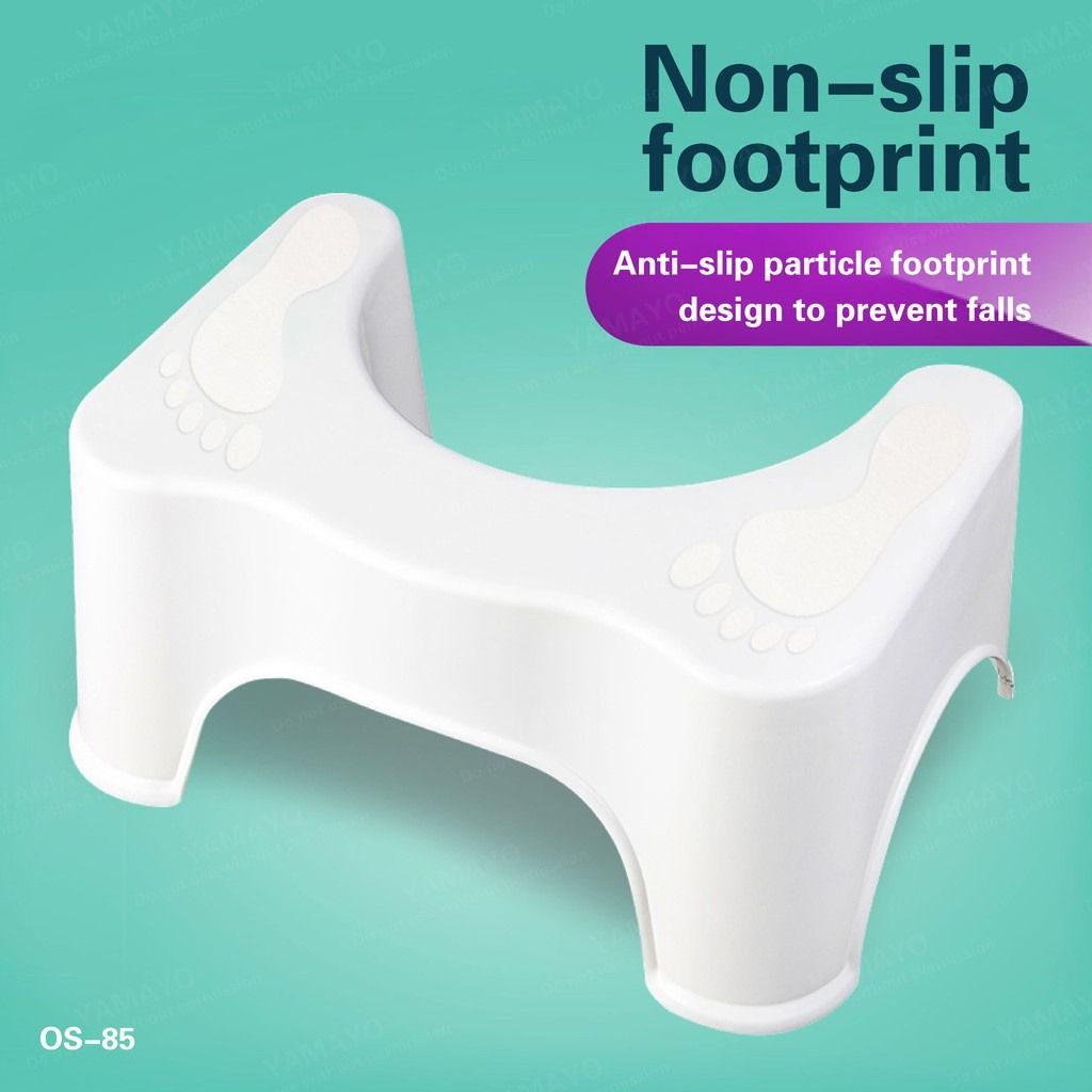 Good Quality Squatty Potty Toilet Stool Bathroom Stool Step Stool RELIEF CONSTIPATIONWhite