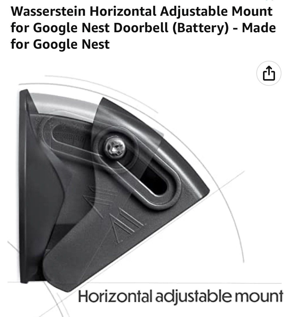 Google Nest Doorbell (battery) Ash, Furniture & Home Living, Security
