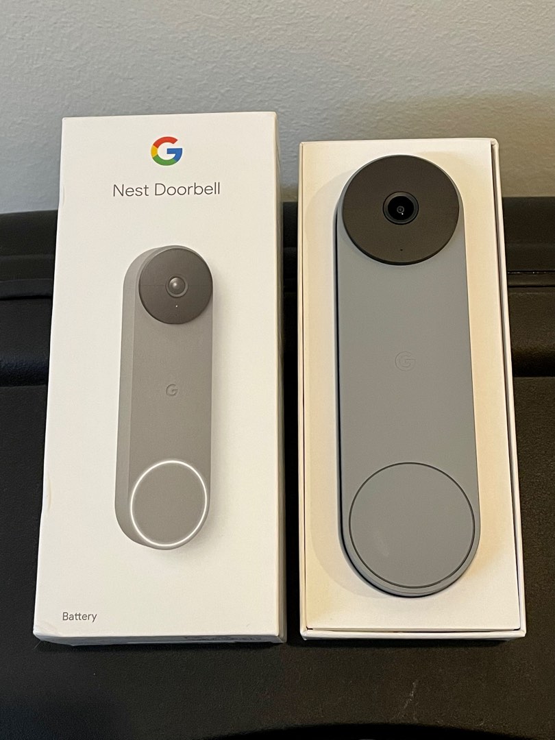 Google Nest Doorbell (battery) Ash, Furniture & Home Living, Security